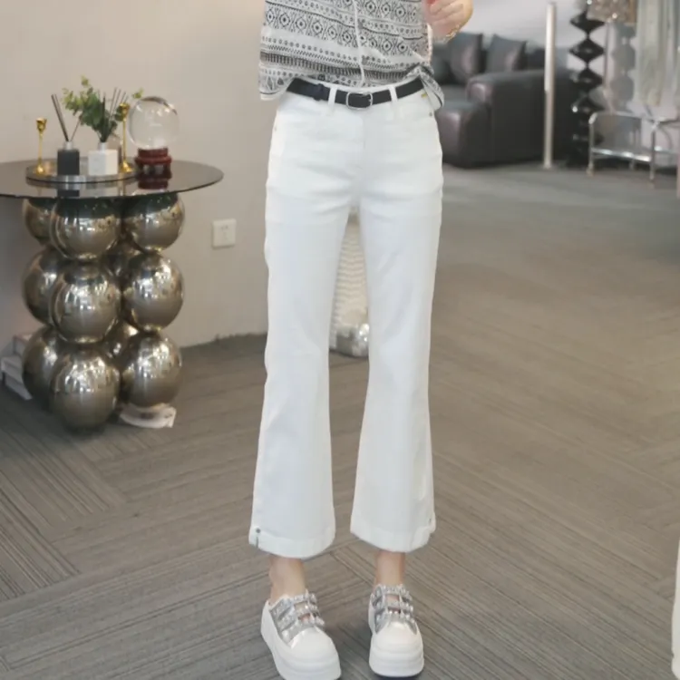 【人鱼舞动】2025春季新款会呼吸的微辣八分裤百搭显瘦LK2502355