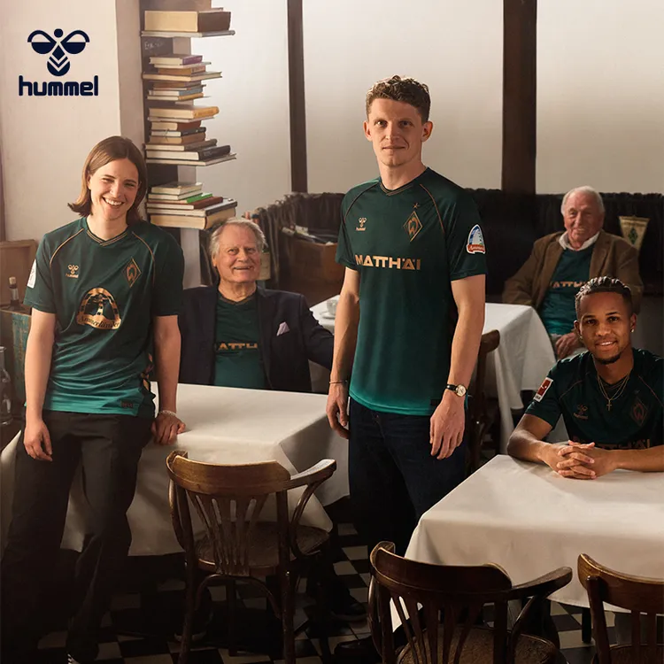 hummel云达不莱梅25-26赛季第三客场球衣比赛欧洲原版巴萨球衣