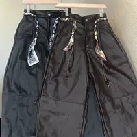 九月 丝巾皮裤  新款重工气质显瘦质新中式中式复古汉服