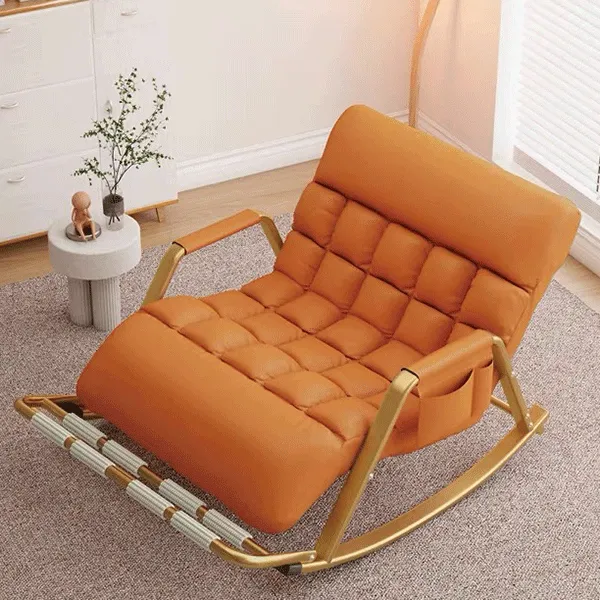 【超级福利】带按摩双人可以折叠大号摇摇椅懒人沙发可躺可睡休闲阳