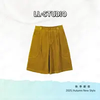 妙兮·LL秋季新款时尚休闲简约宽松显瘦慵懒风中式裤子*20252647