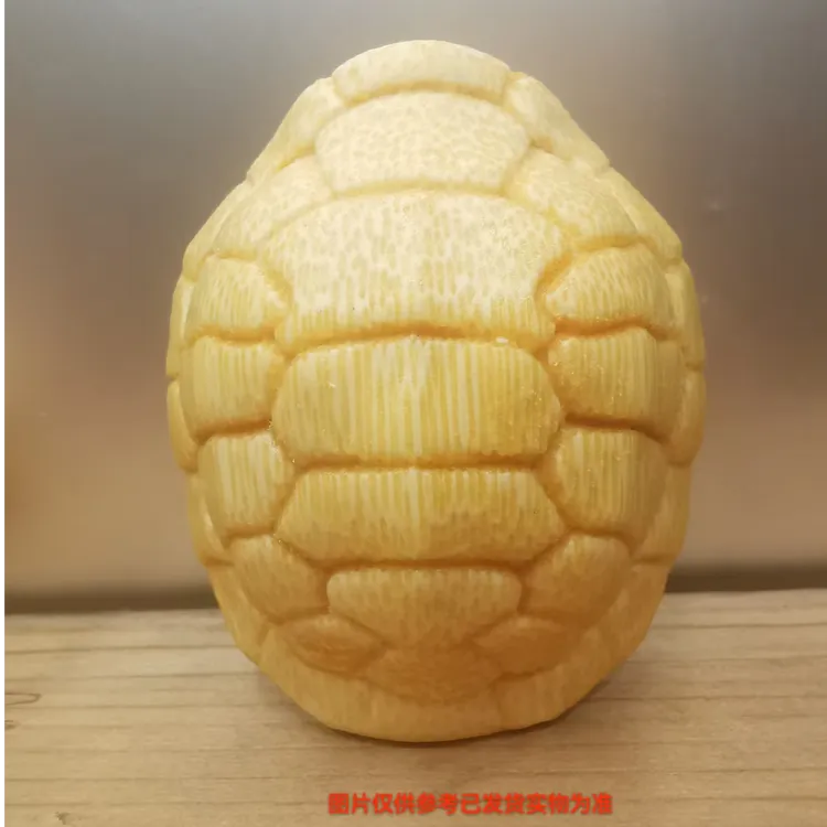 精雕超大《富甲天下》5.0左右龟背手把件实心竹龟背龙血金丝竹雕刻