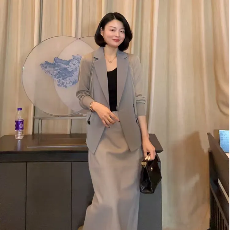 TANTAN 显瘦气质百搭通勤外套2543