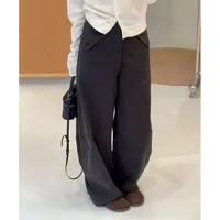 SANSAN 东大门设计感香蕉弯刀裤