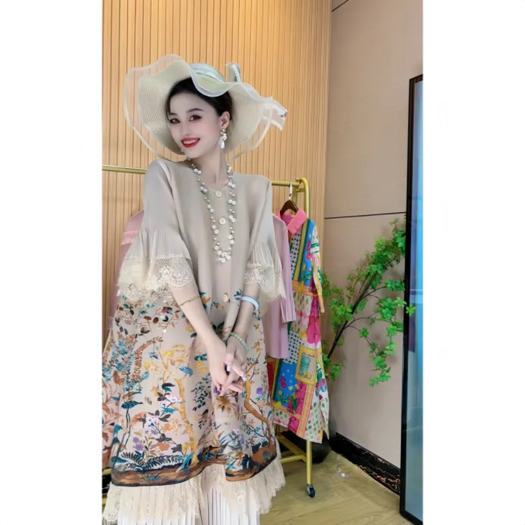 曾有约定服饰075-2025春夏季减龄休闲连衣裙