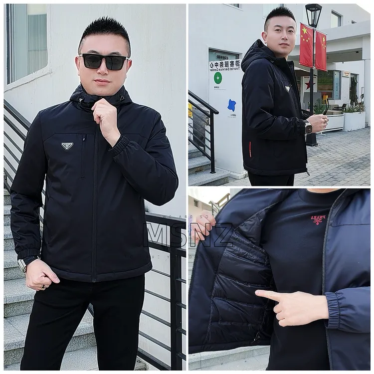 【8888】冬季新品男士鹅绒羽绒服轻奢高端百搭时尚连帽简约有型