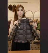 【现货】2025新款加厚时尚百搭外套男女中小童洋气棉服24635