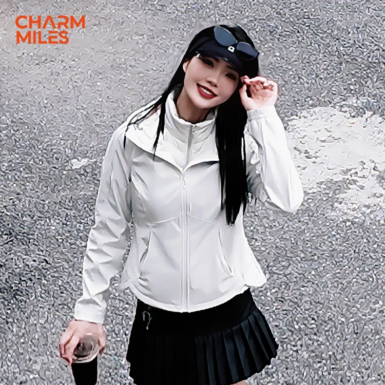 CHARM MILES【纤姿狐绒】银狐绒冲锋2.0超模款锁温三防女款秋冬上新
