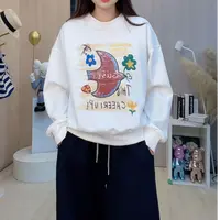 韩版休闲宽松字母长袖印花卫衣女秋季新款DY192