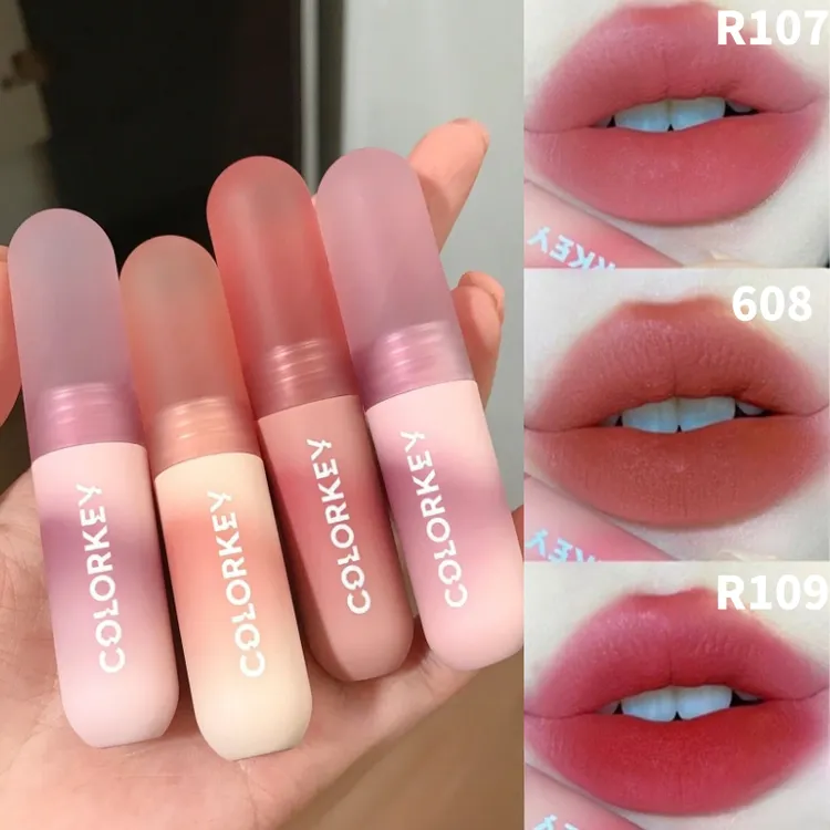 colorkey珂拉琪小彩弹唇泥102彩蛋唇釉106哑光显白持久不拔干105