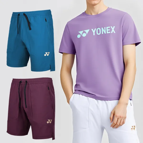 新款YONEX尤尼克斯 羽毛球服男女运动跑步吸汗短裤速干1209025BCR
