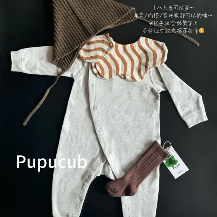 博主同款是这件！奶盖绒™巨舒服！Pupucub婴儿秋冬款宝宝宝宝衣服