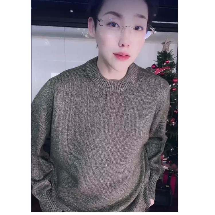 羊毛圆领套头衫 277 MY0736