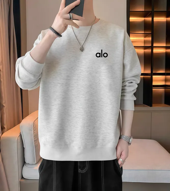 【官方奥特莱斯】秋冬季保暖空气棉男女同款简约时尚长袖圆领卫衣