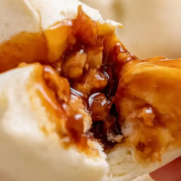 【买四包送三包】茶楼同款开口经典叉烧包早茶点心早餐冷链包邮到家商品图