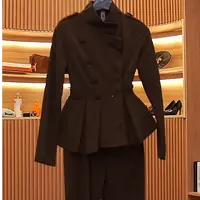 通勤休闲休闲风时尚套装御姐风优雅风ff3237