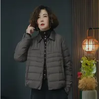 皮领韩版短款保暖时尚休闲冬季百搭宽松秋冬女款百搭90羽绒服