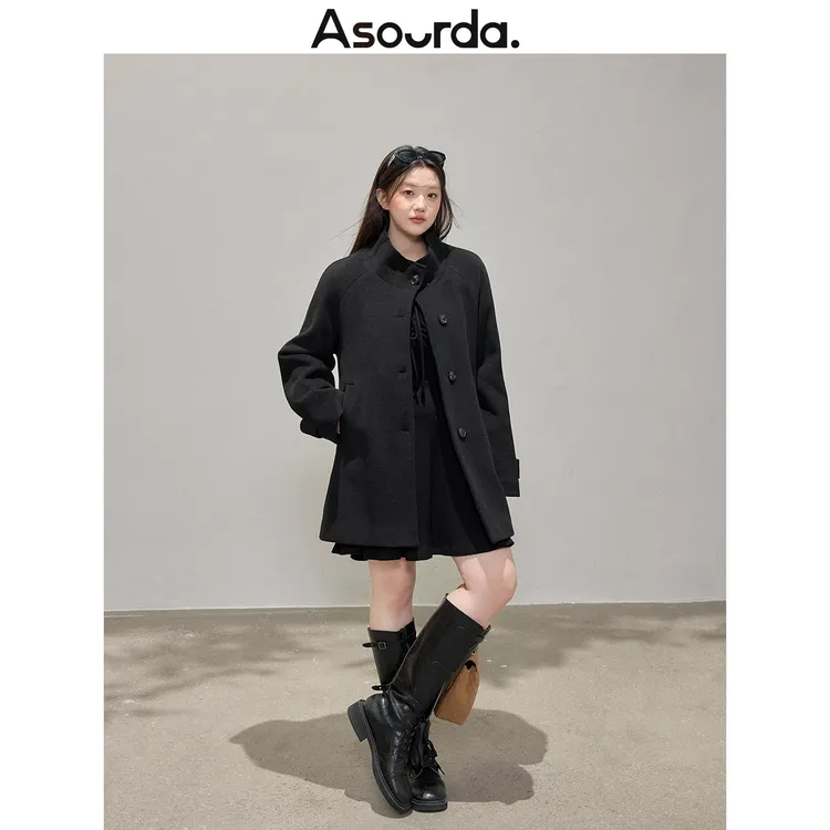 一口苏达御姐战袍 清冷系禅意衣服女高冷酷飒女装遮肉显瘦外套