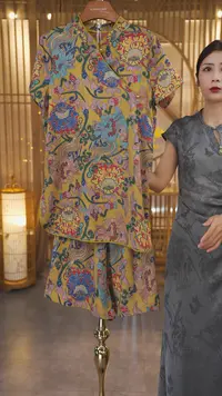 龙凤呈祥| 夏季新款两件套新中式国风古典设计师款修身气质显瘦