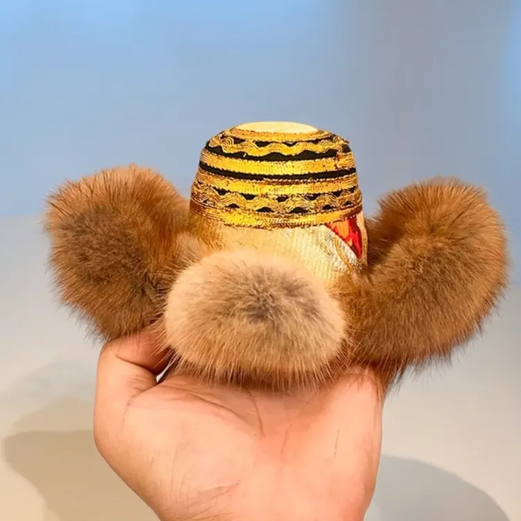 拉发货汽车装饰迷你纯手工藏饰帽子