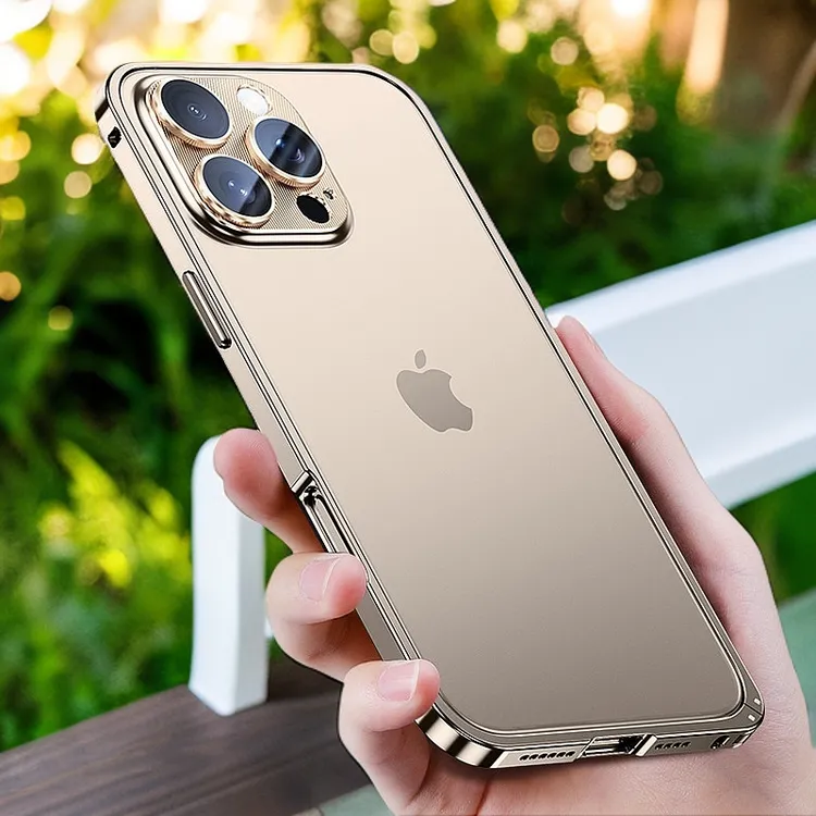 苹果16/15/14/13/12系列手机壳合金边框电镀散热适用iphone16Pro