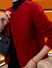  S1024（高品质)气质优雅时尚小香风外套02
