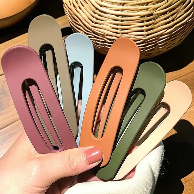 大号无痕头发夹子刘海发夹大卡子一字夹鸭嘴夹洗脸侧边女头饰发卡