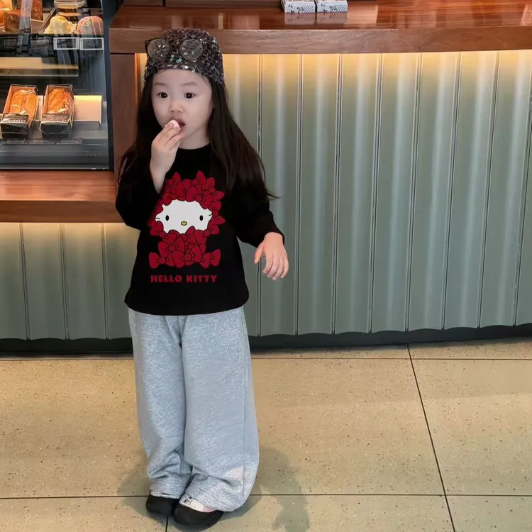 小惜亦2025春季新款女童洋气时髦上衣休闲裤套装