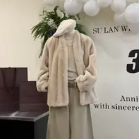 【街角晚风】氛围感高定轻奢气质毛毛外套-339