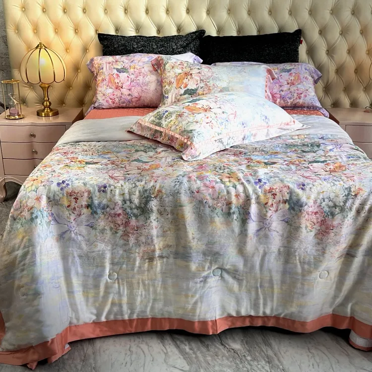 URBAN DANCE叶羽 高端轻奢双面丝滑夏季柔软裸睡空调被可机洗商品图