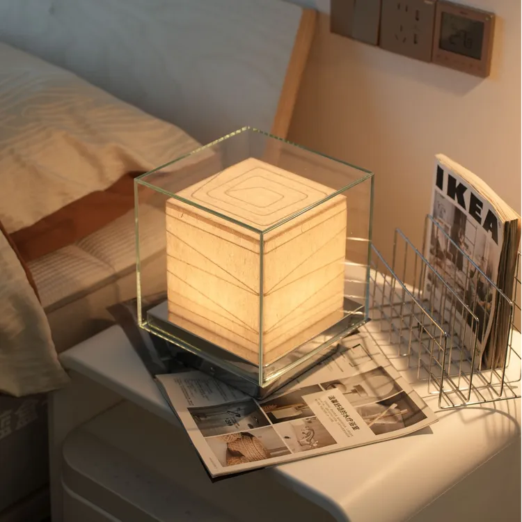 Left·Horse日式设计师酒店卧室台灯现代简约侘寂风触摸充电LED灯