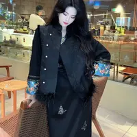LHMknk1画报夫人原创自制秋冬显瘦富贵水貂毛气质马甲