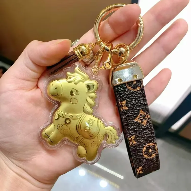 新年年货马年钥匙扣包包挂件卡通送男女友礼物年终促马上赢钱
