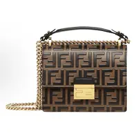 99新 FENDI/芬迪 思斯专属 芬迪老花斜挎包 JK1673