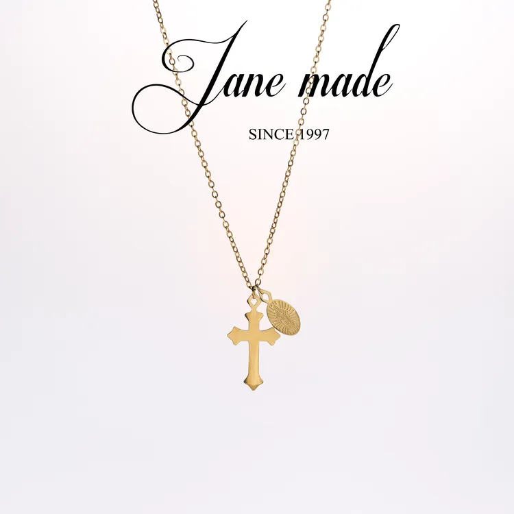 合金项链 Jane made 设计“信光”轻奢简约气质复古