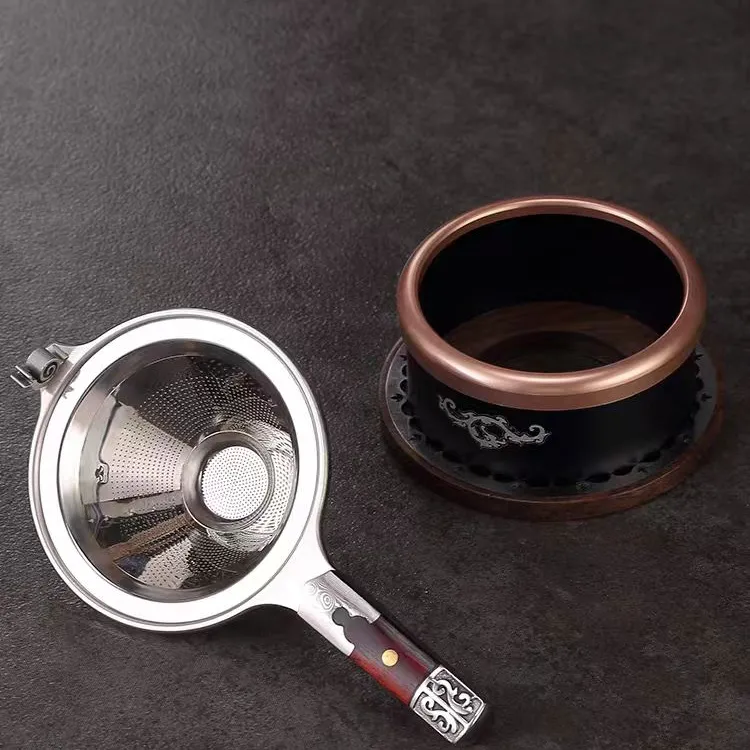 大马士革茶漏茶具套装过滤器网红款茶器泡茶专用高端茶水分离器具