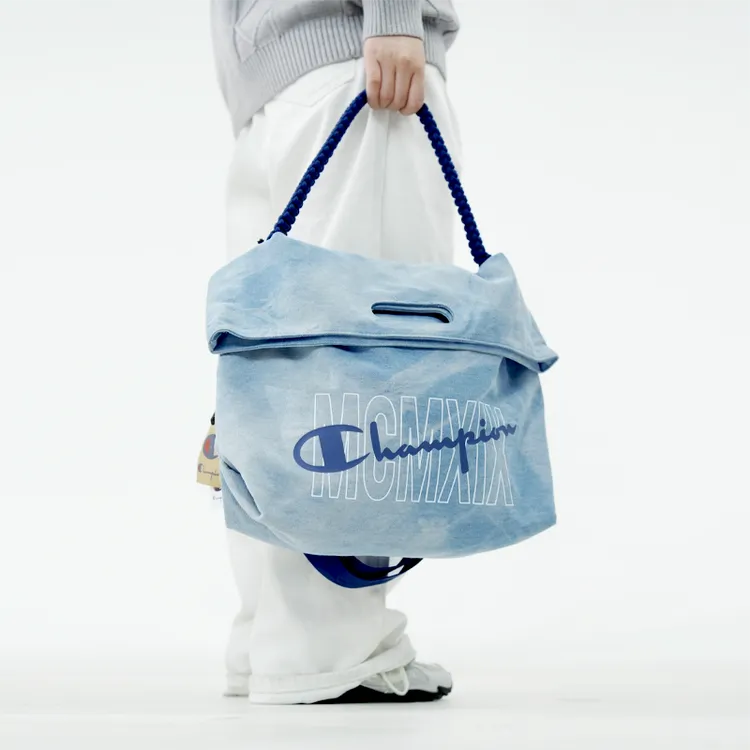 Champion折折包2025春季新款大容量单肩包运动斜挎包