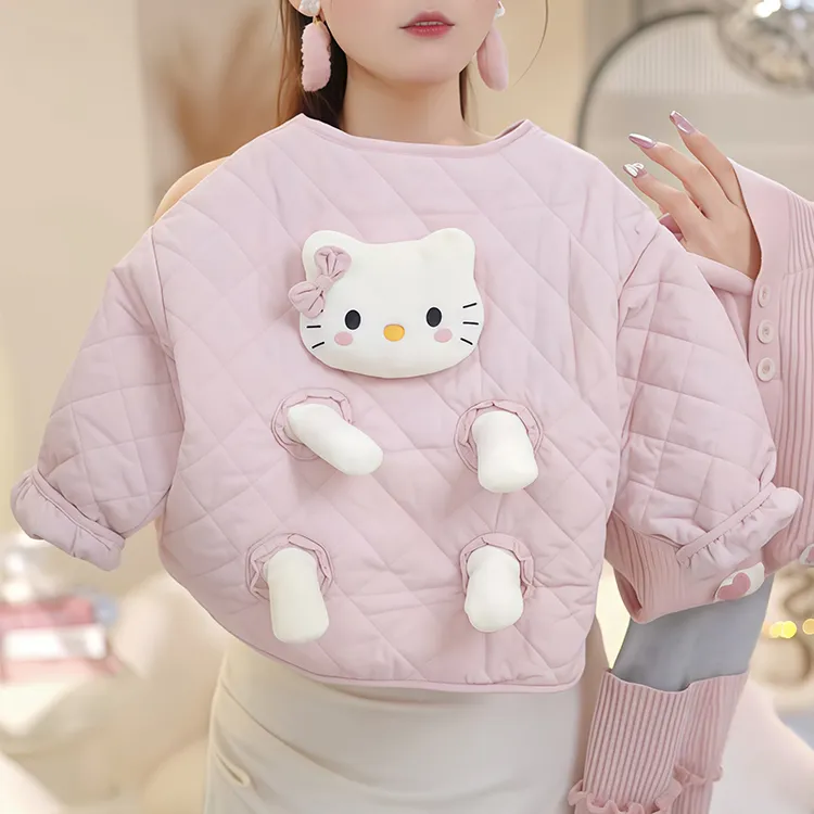 女童卡通二棉外套2025新款秋冬款加厚夹棉开衫棉服女宝深秋派克服