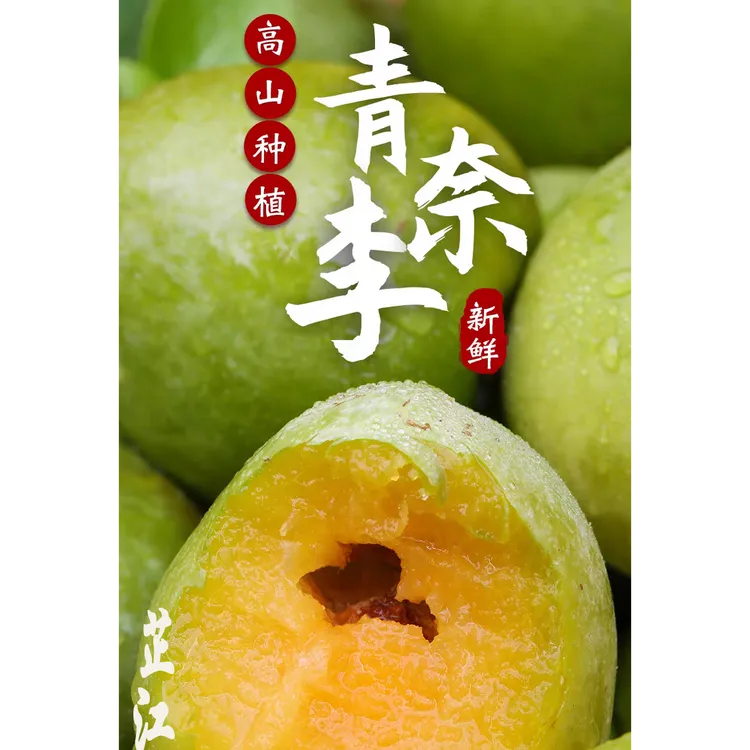 湖南【芷江】脆甜青柰李当季新鲜水果现摘现发