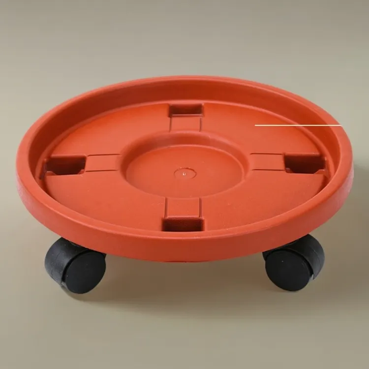 加厚花盆花盆特大号底座托盘塑料移动底盘花盆托盘底座带轮花盆