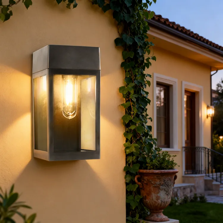 JEEYEE太阳能壁灯简约经典LED户外照明 花园门庭装饰锁墙壁挂灯