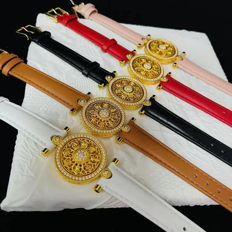 足金999 八宝罗盘表盘 吊坠（送合金表带）DZ141