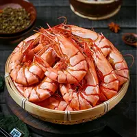 【三胞胎海鲜g】美味黑虎虾虾干 即食海鲜零食 干货烤虾干 70g/包*6