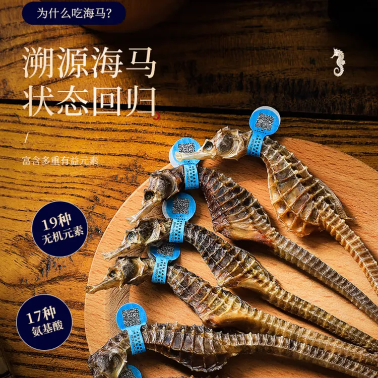 海马干货公母搭配可泡酒可炖汤滋补养生