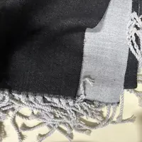 新款打造女士格子披肩围巾 SJ 10361 黑灰色