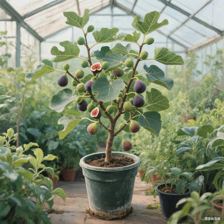 无花果苗盆栽果树苗波姬红青皮芭劳奈金傲芬一加仑原盆原土