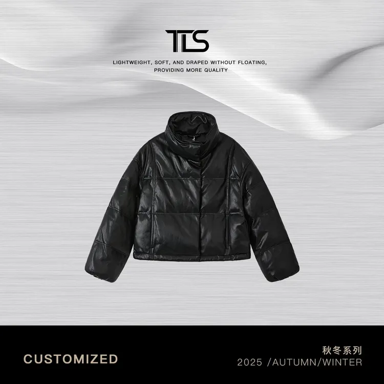 TT【面包鹅】90白鹅绒经典纯色柔软蓬松保暖短款羽绒服外套Y5017