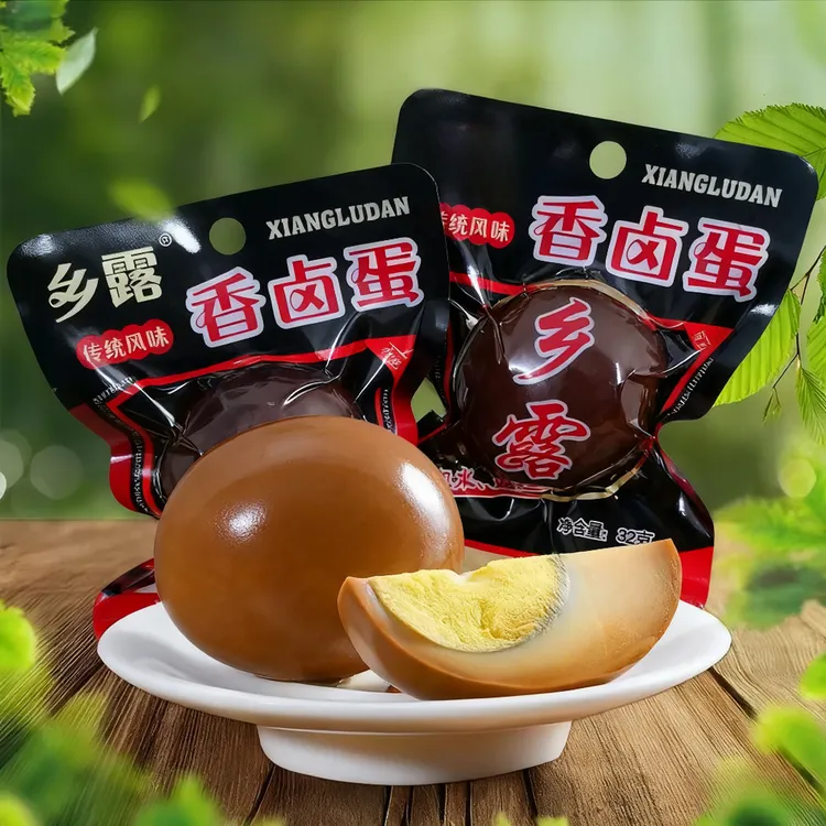 乡巴佬风味卤蛋泡面搭档卤味零食独立包装鸡蛋五香即食
