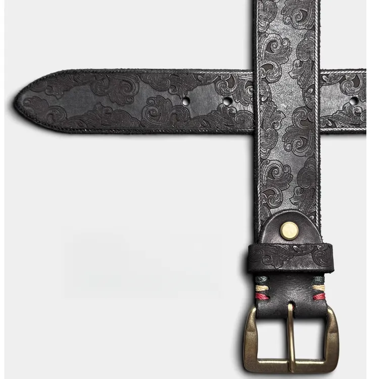 皮带男款爆款2025新款男士牛皮革腰带复古美式休闲百搭户外裤腰带