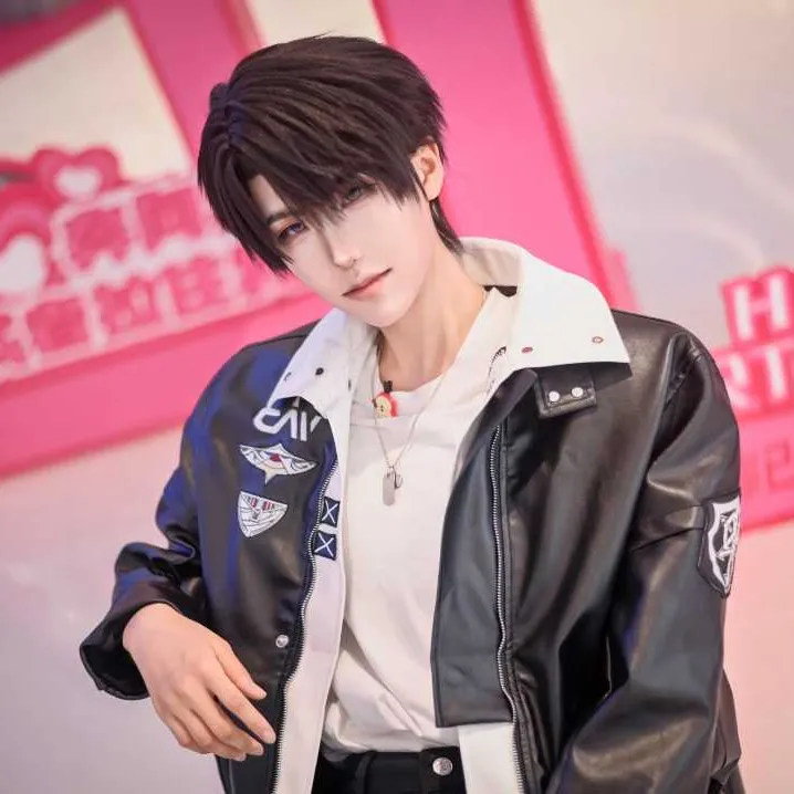 【现货】恋与深空夏以昼COS航天署皮衣航宇飞行员夹克制服cos服